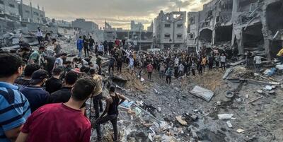 لحظه ترکش خوردن خبرنگار الجزیره در نوار غزه | ویدئو
