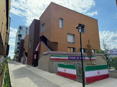 رونمایی از ساختمان کاروان ایران در دهکده المپیک؛ دیواربه‌دیوار چین و ترکیه