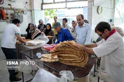 مصرف نان در ایران ۶ برابر آمار جهانی است‌