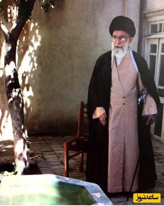 تصویر پربازدید از خانه قدیمی رهبر انقلاب در شهر مشهد ؛ از متکا ساده و میز چوبی کوچک تا تشکچه و تلفن انگشتی قدیمی