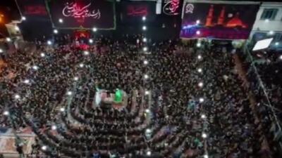 پایان مراسم عزاداری عمومی هیأت های افغانستانی + فیلم