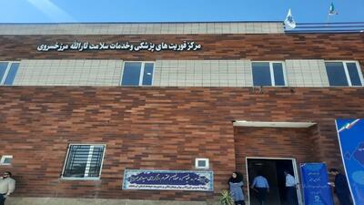مرکز فوریت‌های پزشکی ثارالله با حضور وزیر بهداشت در مرز خسروی افتتاح شد