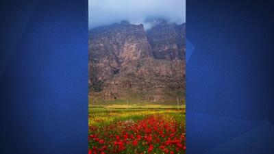شکوه دامنه کوه یافته در خرم آباد استان لرستان + فیلم