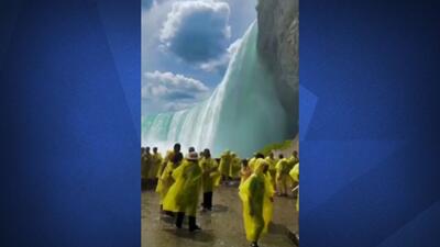 زاویه‌ای چشم نواز از آبشار نیاگارا در کانادا + فیلم