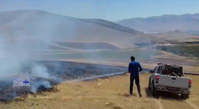 آتش سوزی در ۴۷ هکتار از مراتع استان مرکزی