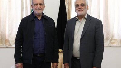 رئیس دانشگاه آزاد اسلامی با رئیس جمهور منتخب دیدار کرد