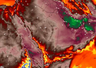 دمای آب شبیه وان حمام داغ در خلیج فارس