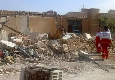 تخریب یک واحد مسکونی بر اثر انفجار گاز در اهواز
