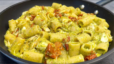 (ویدئو) طرز تهیه پاستا با کدو سبز در چند دقیقه به روش آشپز ایتالیایی