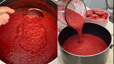 طعم تابستان در زمستان: طرز تهیه رب گوجه فرنگی خانگی