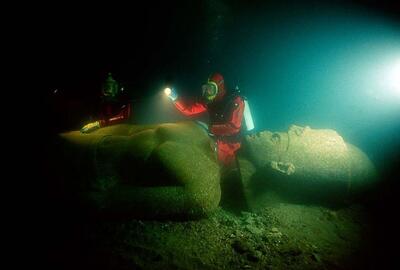 کشف تصاویر فرعون‌ها در زیر آب
