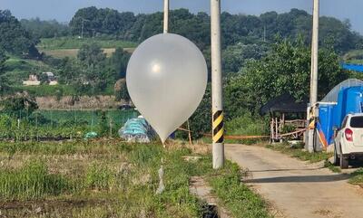 تکرار پرتاب بالون‌های زباله از کره شمالی به سمت همسایه جنوبی