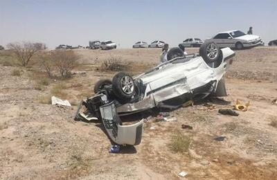 واژگونی خودرو در مسیر تبریز - اهر یک فوتی و پنج مصدوم برجا گذاشت