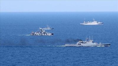 کشتی‌های روسیه در دریای سفید رزمایش برگزار کردند