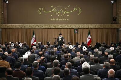بیانات رهبر انقلاب در دیدار با رئیس و نمایندگان مجلس شورای اسلامی