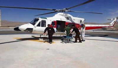 ۲۴ بیمار با بالگرد اورژانس همدان به بیمارستان منتقل شدند