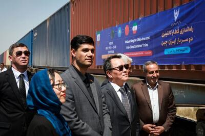 قطار دو سر بار ایران و چین راه‌اندازای شد+ جزئیات