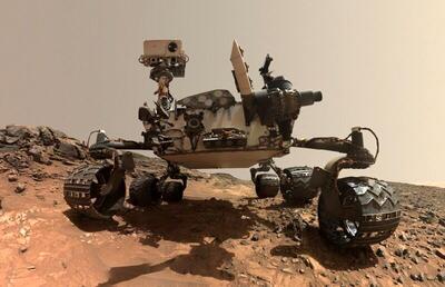 (عکس) کشف اتفاقی گنج زرد در مریخ توسط کنجکاوی