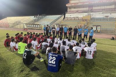 حضور سرمربی تیم ملی فوتبال جوانان در استان بوشهر