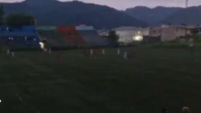 مسابقه مرحله نهایی لیگ سه فوتبال ایران در تاریکی | ویدئو