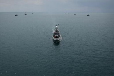 فیلم| پایان رزمایش امنیت دریایی ایران و روسیه در سواحل گیلان