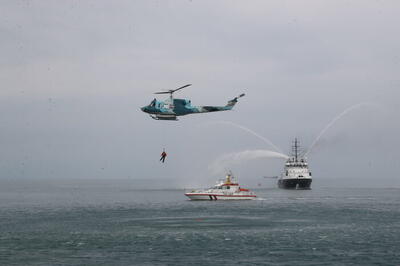 بیانیه روسیه درباره رزمایش امداد و نجات دریایی ۲۰۲۴ دریای خزر