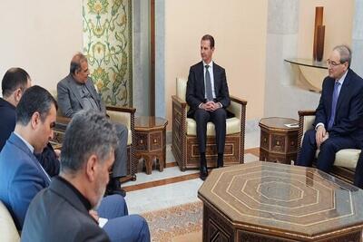 محورهای رایزنی رئیس جمهور سوریه با مشاور ارشد وزیر خارجه ایران