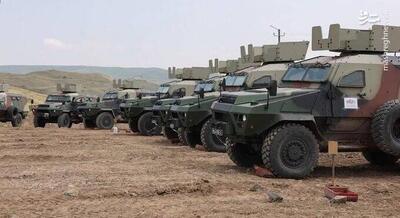 خودروهای زرهی فرانسوی زیر پای نیروهای ارمنستانی