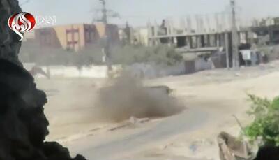 تصاویری از هدف قرار دادن خودرو‌های صهیونیستی در رفح توسط گردان‌های القسام