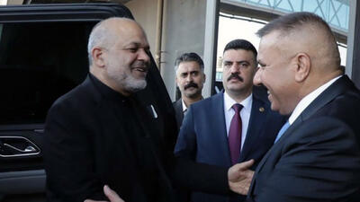 وزیر کشور برای شرکت در دومین کنفرانس منطقه ای وارد بغداد شد