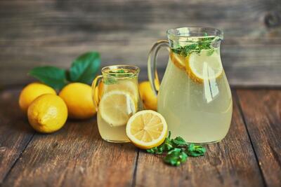 طرز تهیه شربت لیموناد نعنا خوشرنگ | یک شربت خنک تابستانی با طعم دلچسب