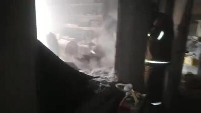 وقوع آتش سوزی مهیب در بیمارستان دماوند + فیلم