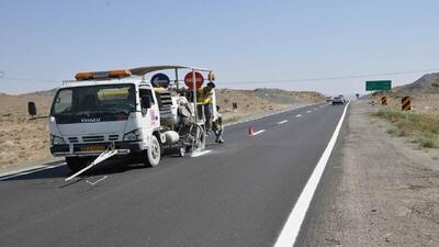 ۶۵۴ کیلومتر خط کشی مسیر ارتباطی همزمان با اربعین در سیستان و بلوچستان انجام شد