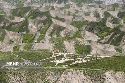 (تصاویر) تپه ماهور‌های تخم مرغی هزار دره