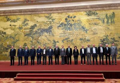 رهبران گروه‌های فلسطینی در چین + عکس