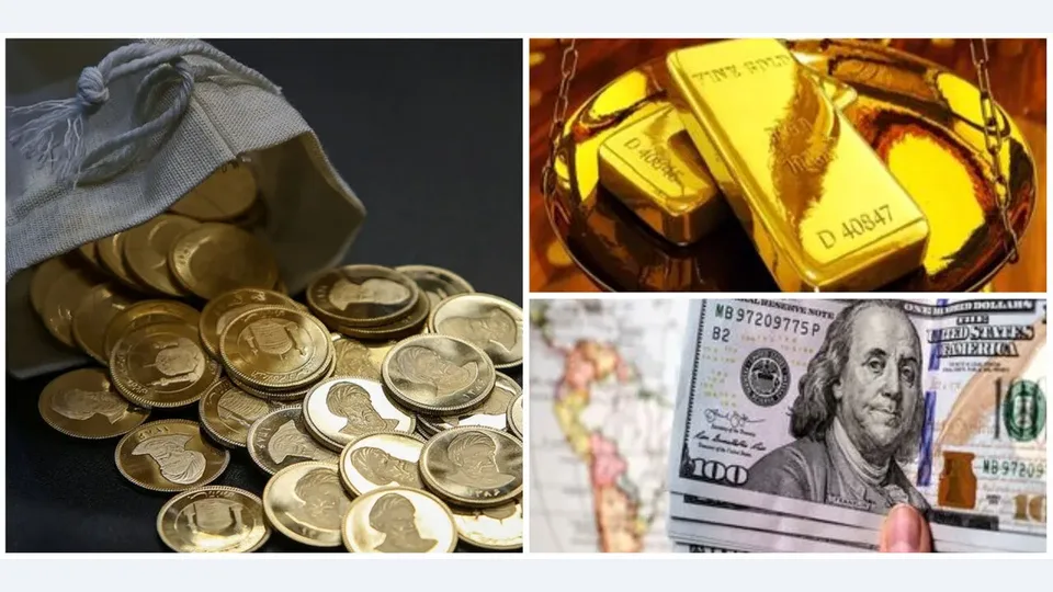 قیمت لحظه ای ارز، طلا و‌ تتر در ظهر روز ۸ مهر ۱۴۰۵